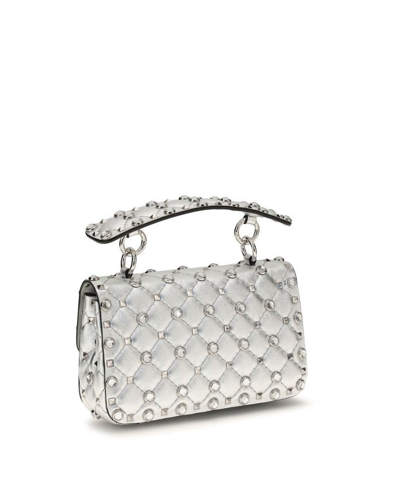 Valentino Garavani Silver Lamb Ovis Aries Shoulder Bag Glam Steals