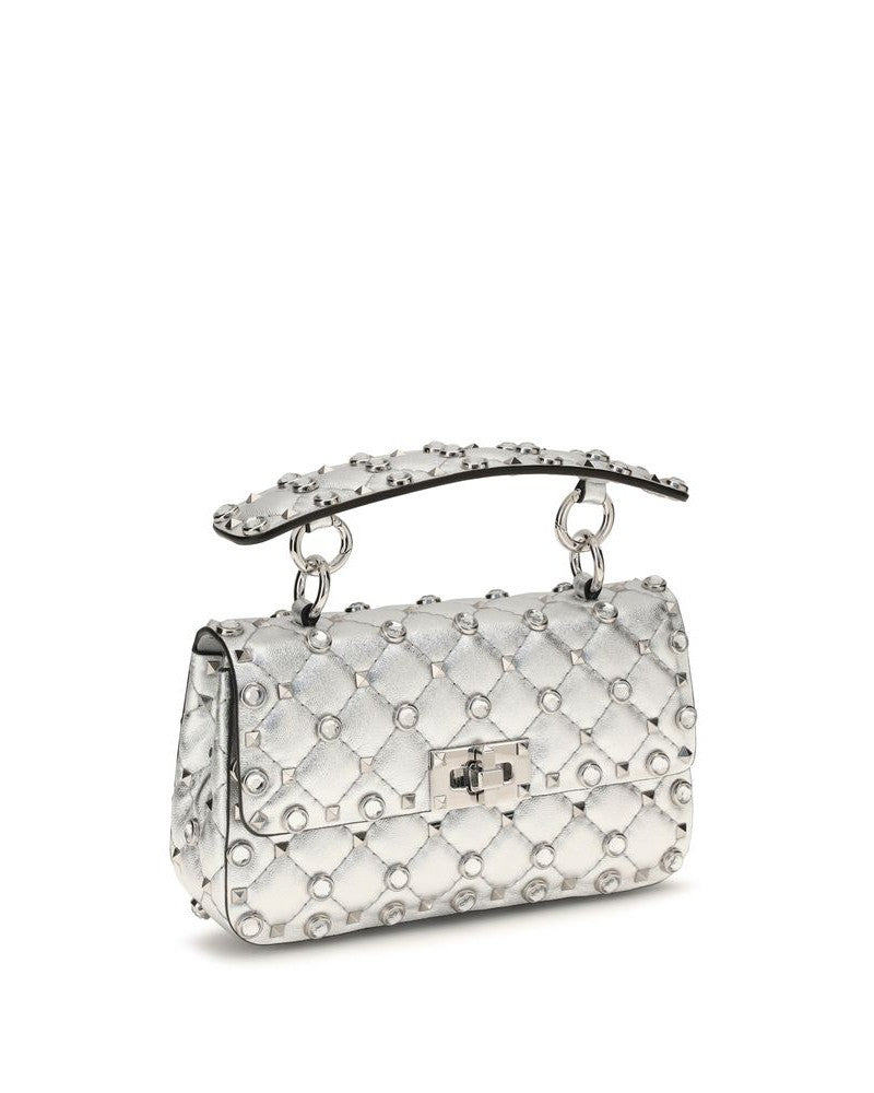 Valentino Garavani Silver Lamb Ovis Aries Shoulder Bag Glam Steals