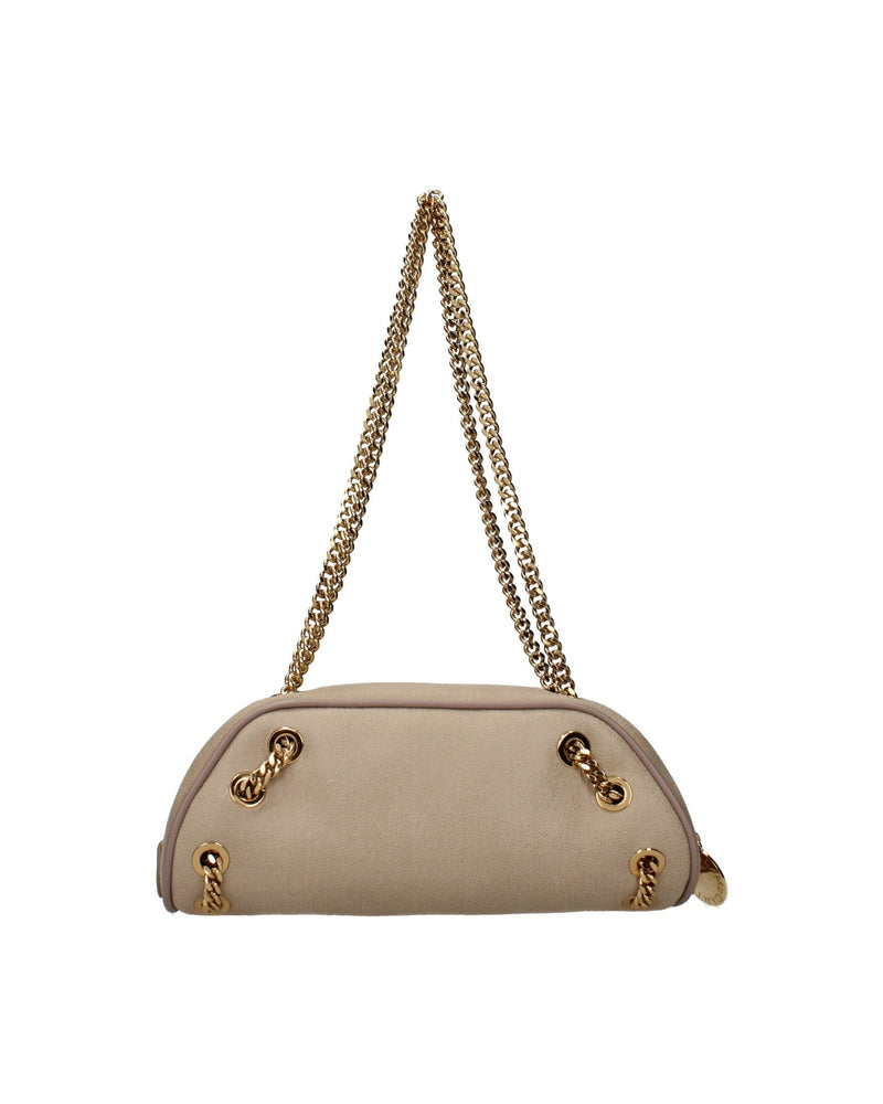 Stella Mccartney Beige Leather Shoulder Bag Glam Steals