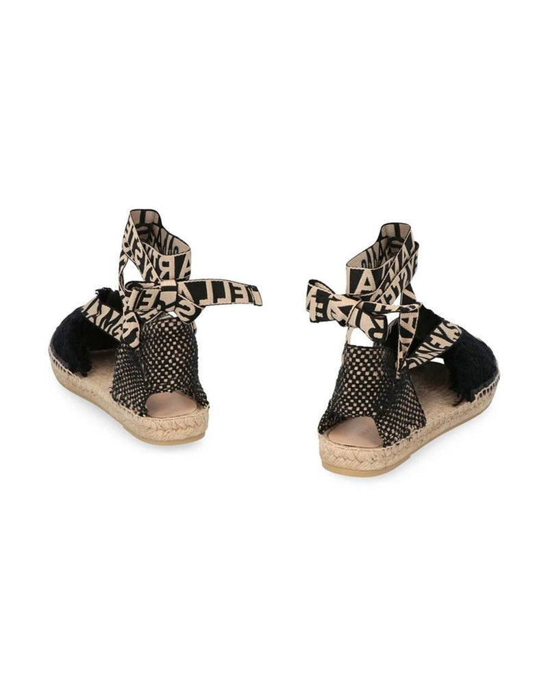 Stella Mccartney Black Canvas Espadrilles Glam Steals