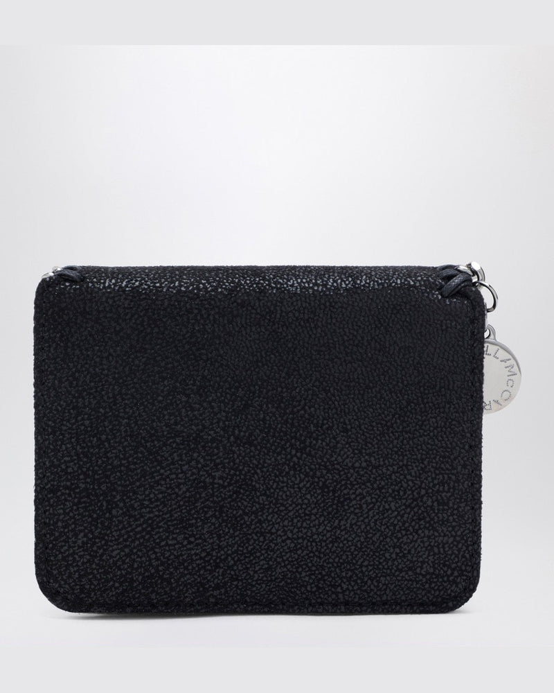 Stella Mccartney Black Falabella Flap Wallet Glam Steals