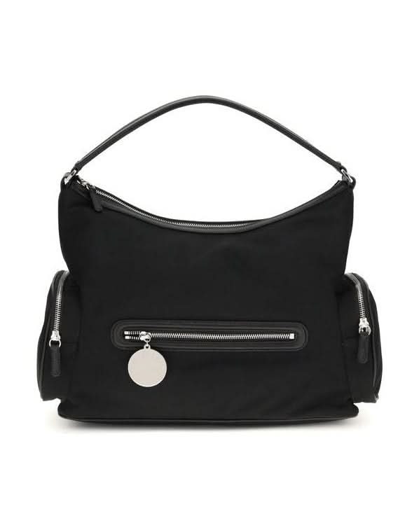 Stella Mccartney Black Nylon Shoulder Bag Shoulder Bags