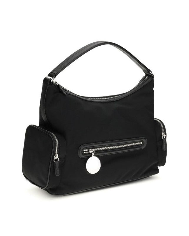 Stella Mccartney Black Nylon Shoulder Bag Glam Steals
