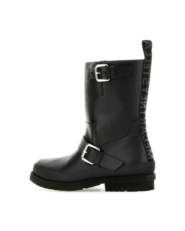 Stella Mccartney Black Polyester Boots Glam Steals