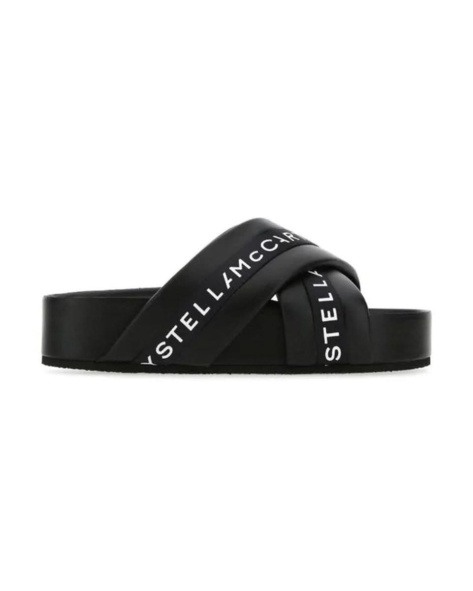 Stella Mccartney Black Polyethylene Slippers Flats
