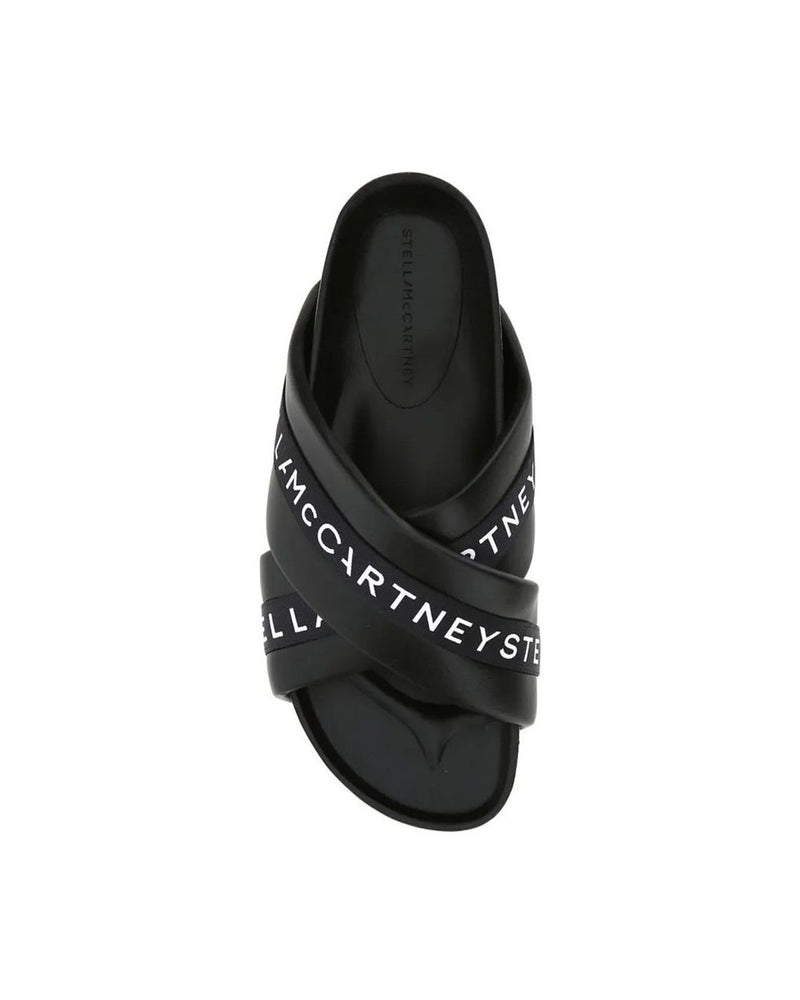 Stella Mccartney Black Polyethylene Slippers Glam Steals