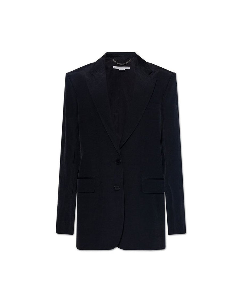 Stella Mccartney Black Viscose Blazer Coats & Jackets