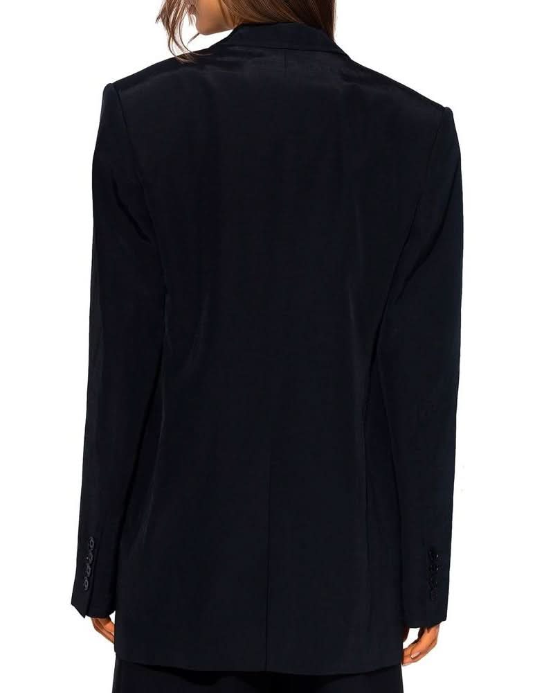 Stella Mccartney Black Viscose Blazer Coats & Jackets