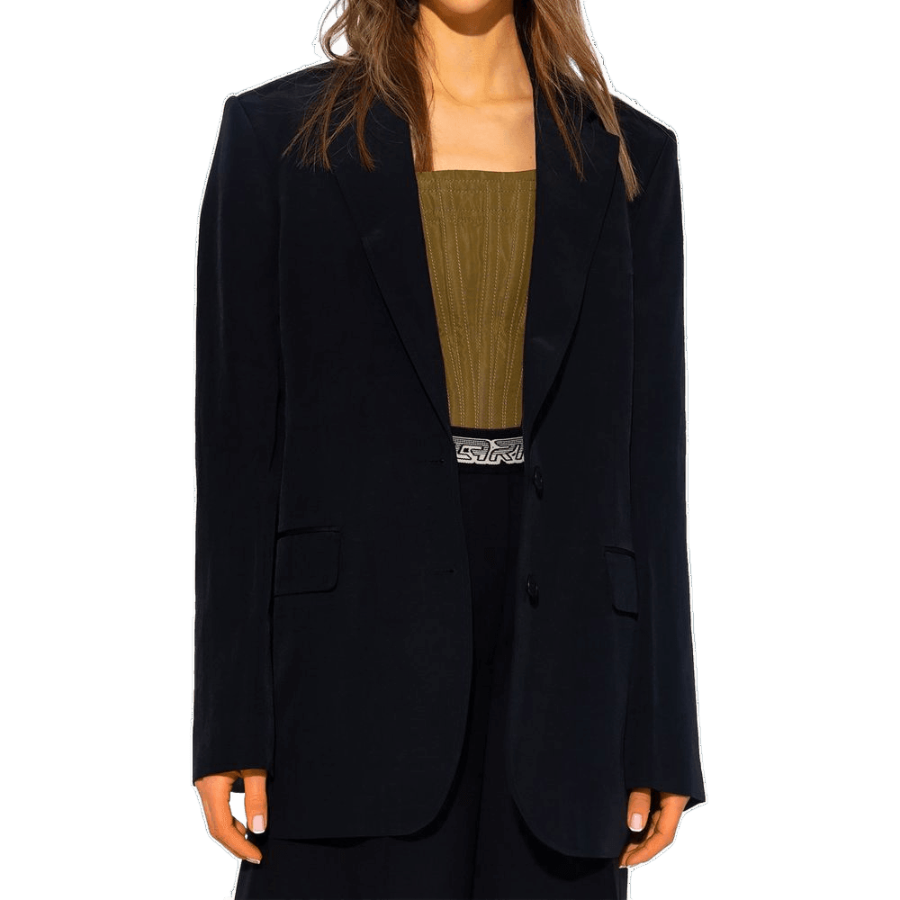 Stella Mccartney Black Viscose Jacket Glam Steals