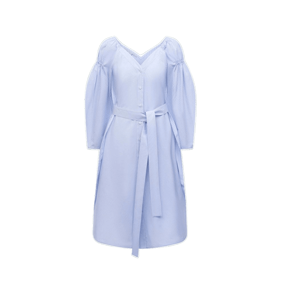 Stella Mccartney Blue Cotton Casual Dress Glam Steals