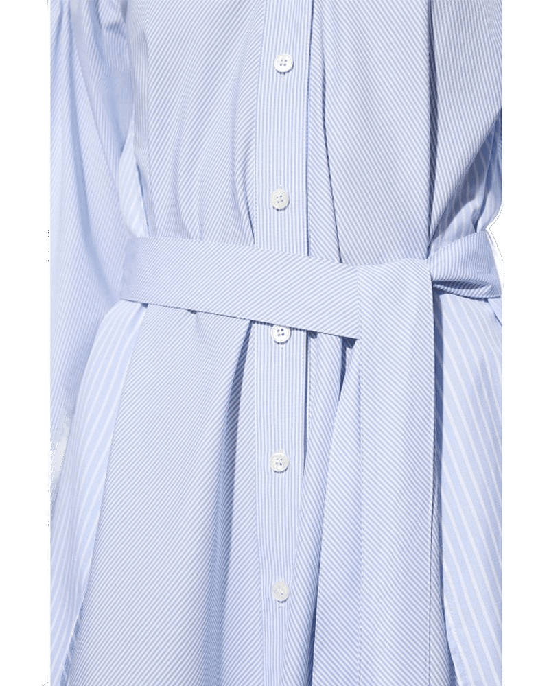 Stella Mccartney Blue Cotton Casual Dress Glam Steals