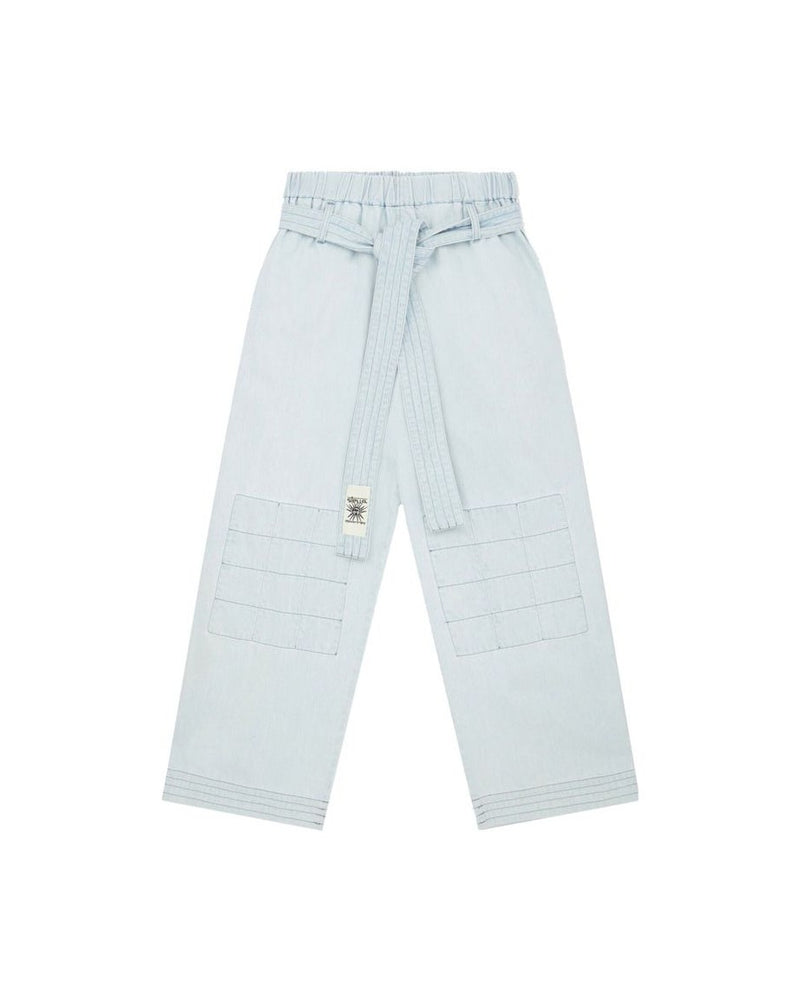 Stella Mccartney Blue Cotton Pant Glam Steals