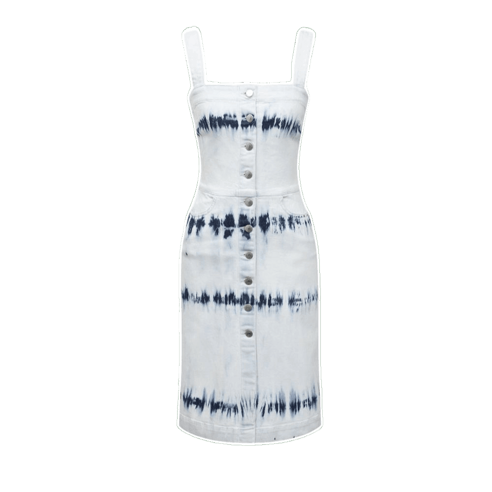 Stella Mccartney Blue Polyester Casual Dress Glam Steals