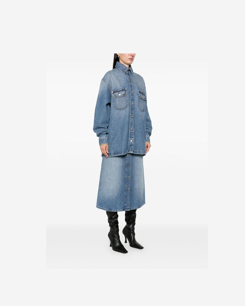 Stella Mccartney Blue Shirt Glam Steals