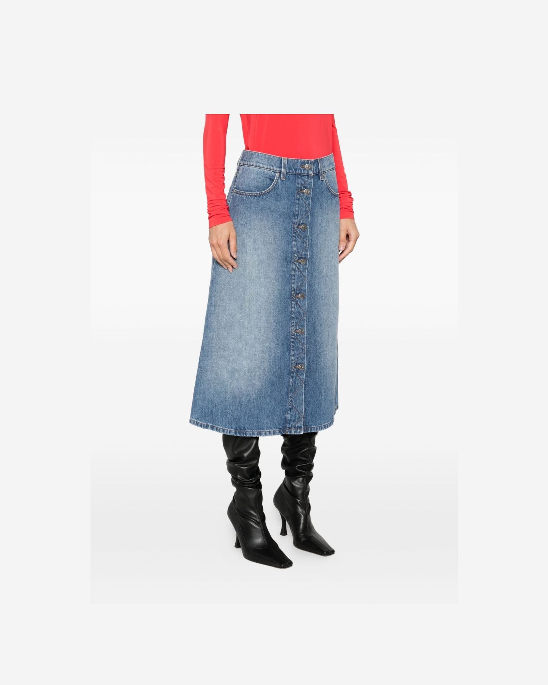 Stella Mccartney Blue Skirt Glam Steals