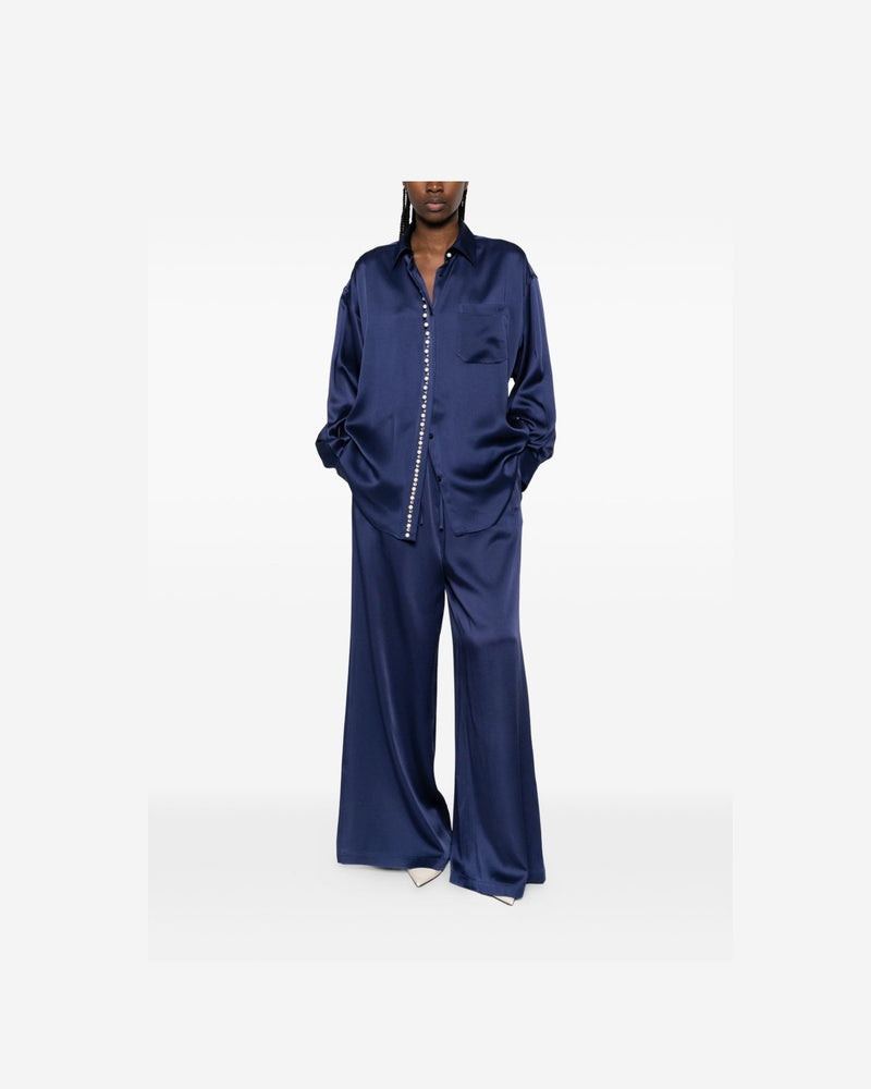Stella Mccartney Blue Trouser Trousers