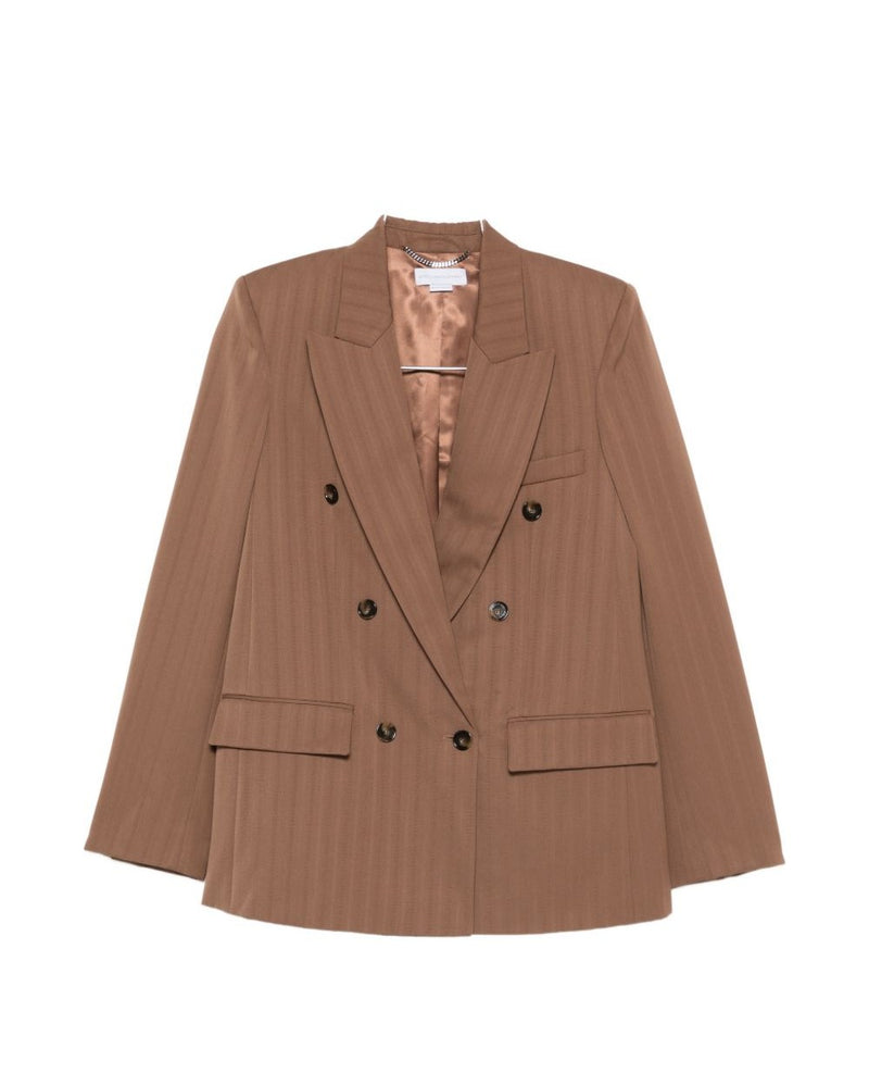 Stella Mccartney Brown Leather Jacket Glam Steals