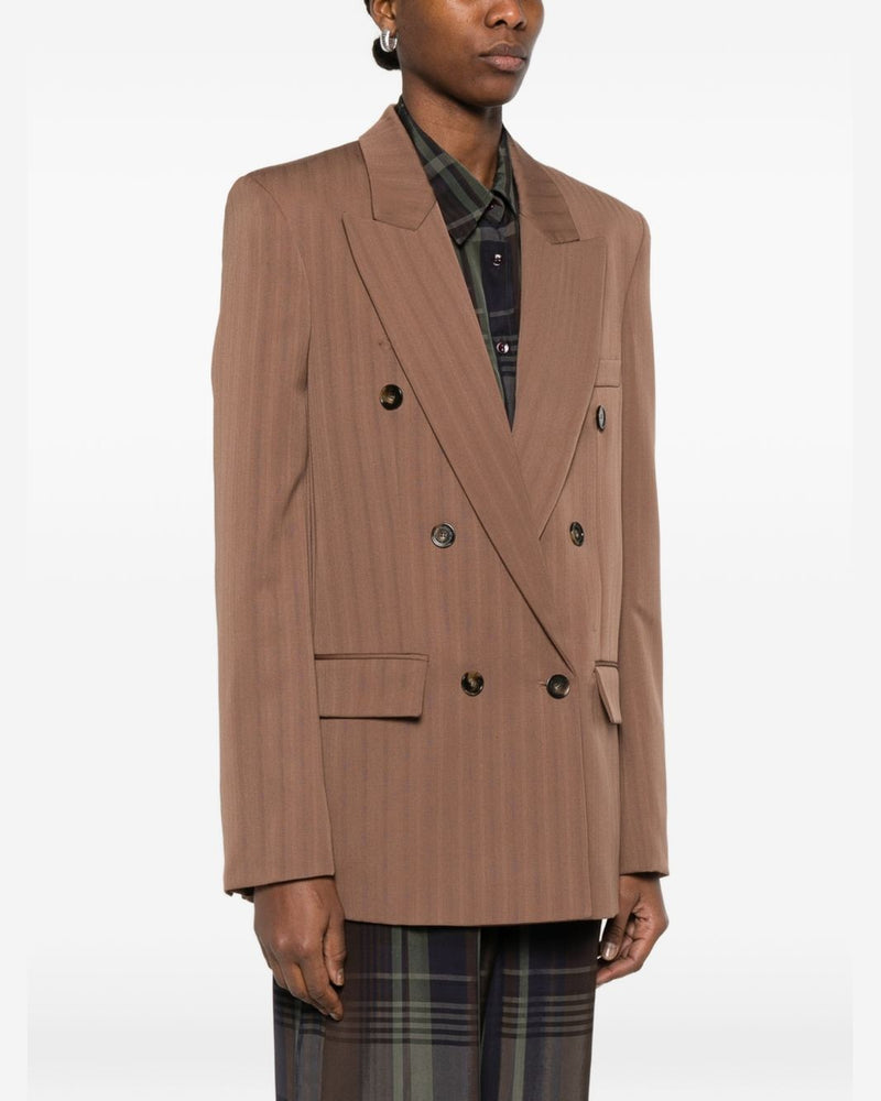 Stella Mccartney Brown Leather Jacket Glam Steals