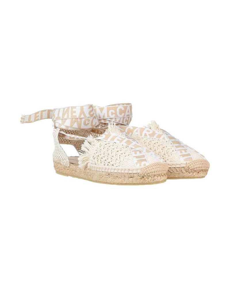 Stella Mccartney Canvas Logo Espadrilles Glam Steals