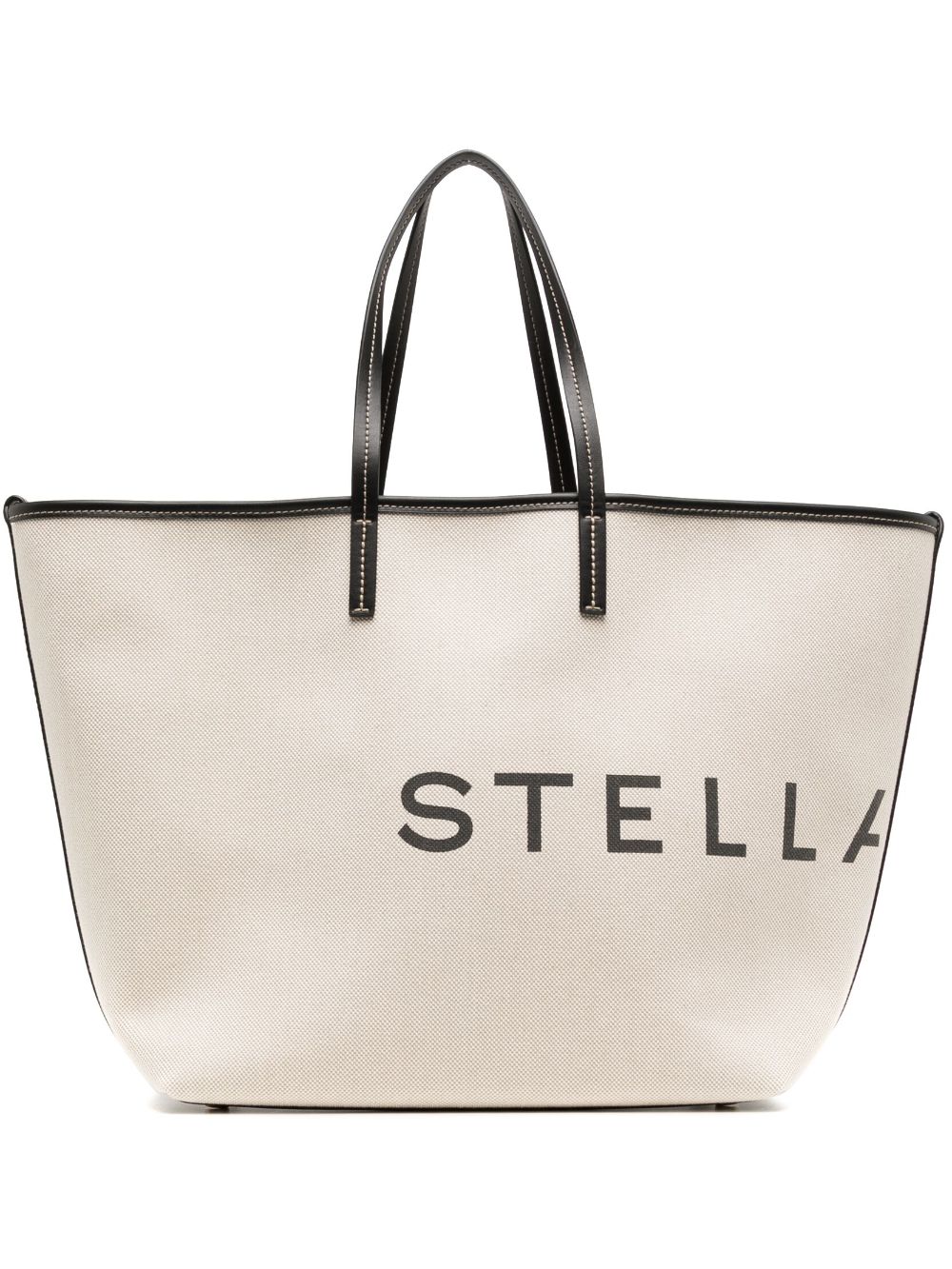 Stella Mccartney Canvas Logo Tote Bag Glam Steals