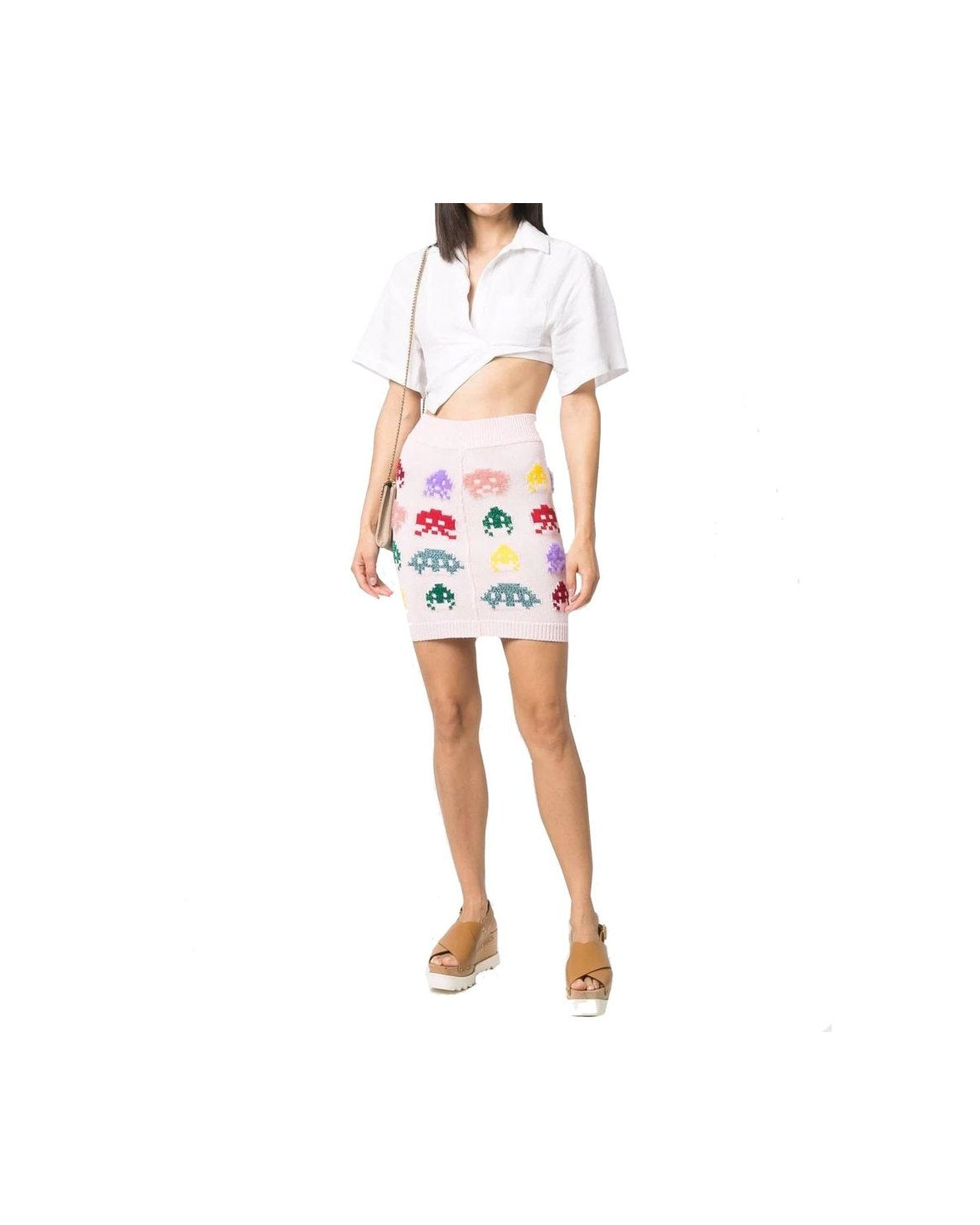 Stella Mccartney Cotton Mini Skirt Glam Steals