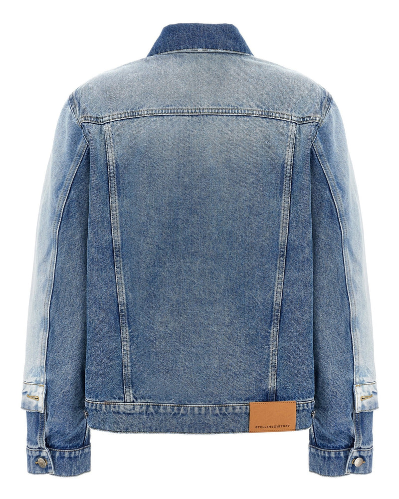 Stella Mccartney Denim Layered Jacket Glam Steals