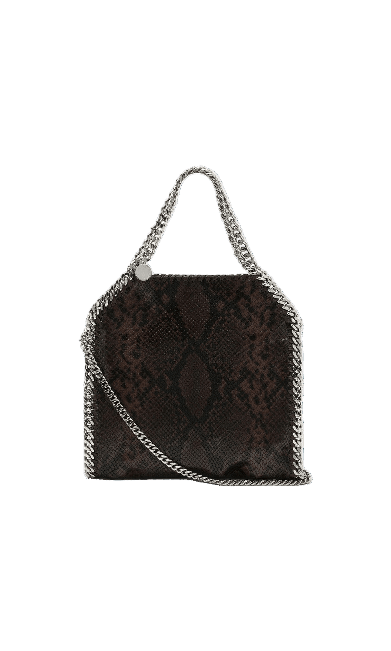Stella Mccartney Falabella Mini Tote Bag With Snake Print Glam Steals