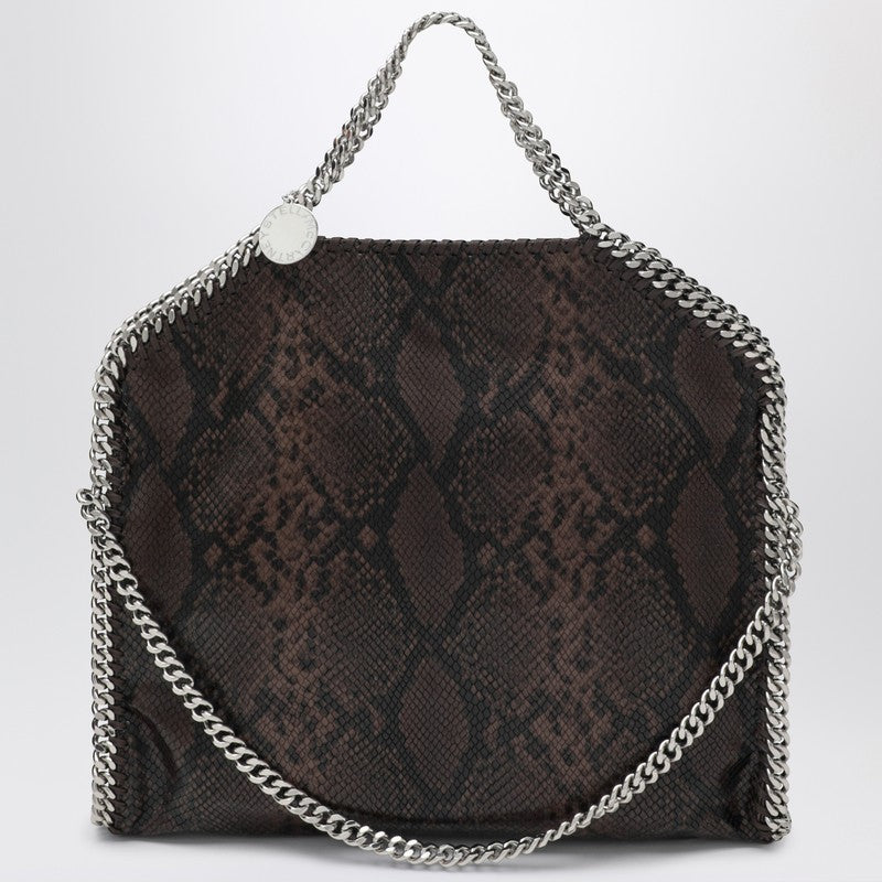 Stella Mccartney Falabella Tote Fold Over with Snake Print Glam Steals