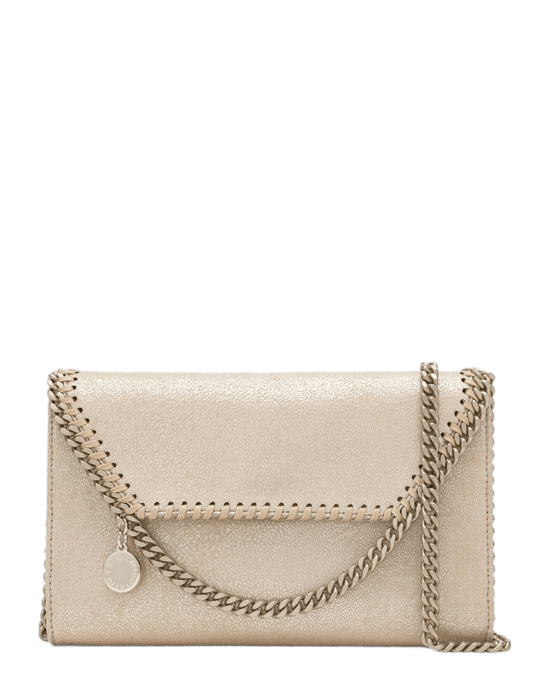 Stella Mccartney Gold Falabella Airlite Crossbody Wallet Bag Glam Steals