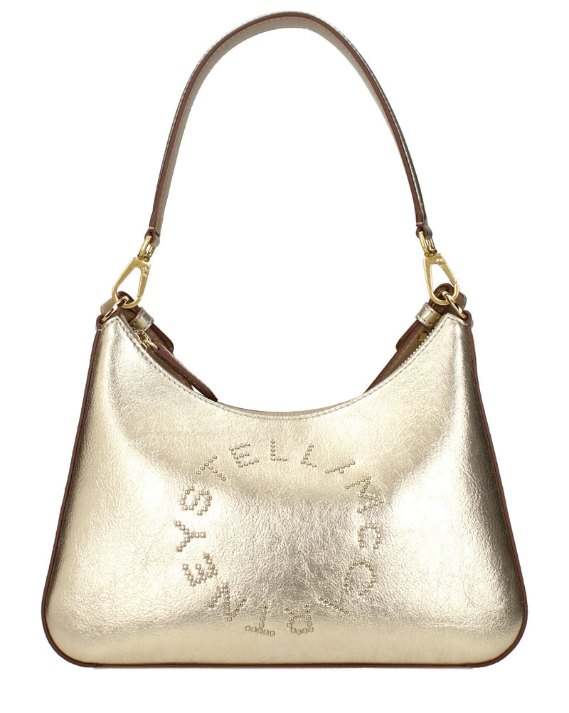 Stella Mccartney Gold Leather Shoulder Bag Glam Steals