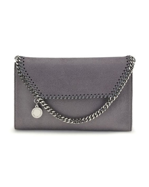 Stella Mccartney Gray Polyester Shoulder Bag
