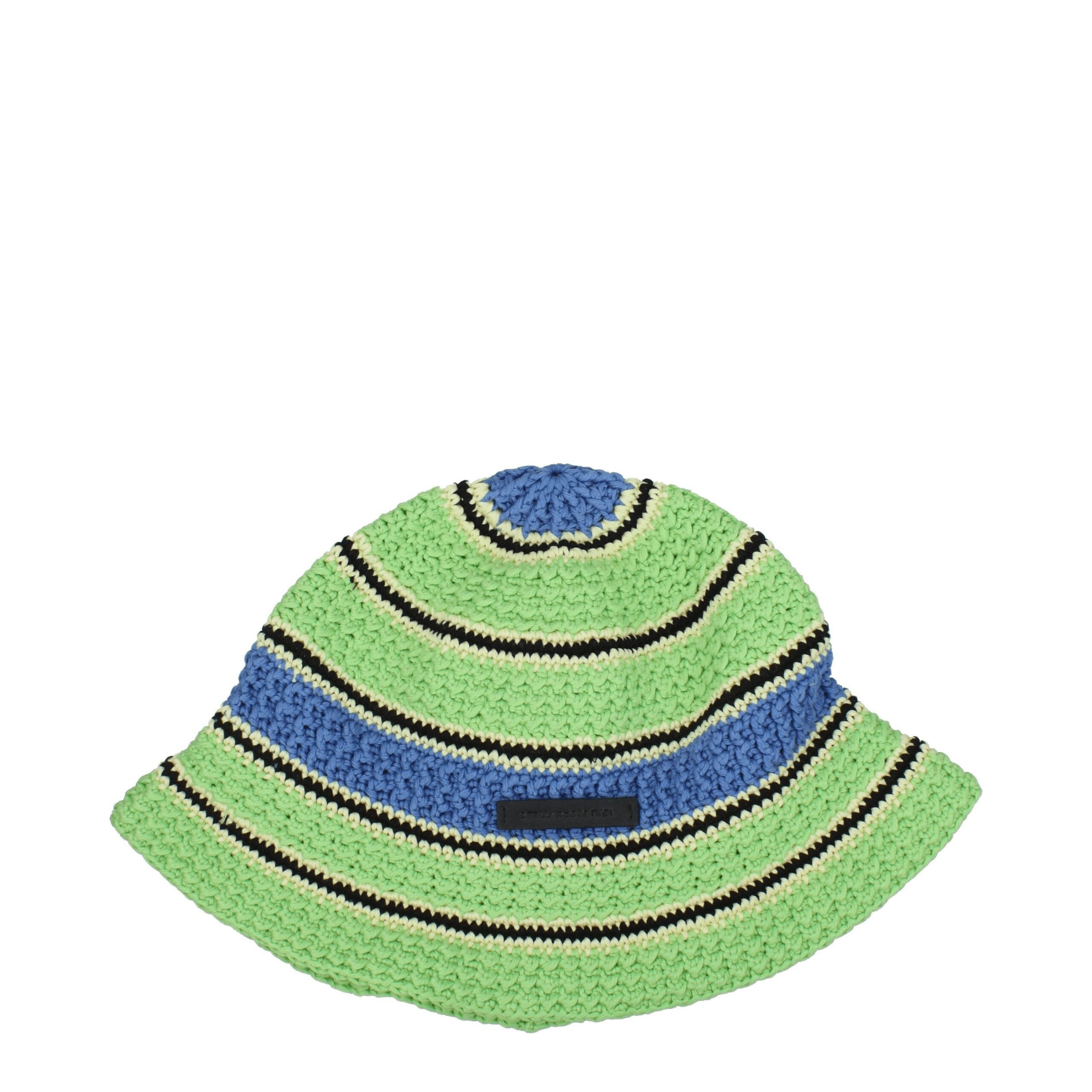 Stella Mccartney Green Cotton Bucket Hats Glam Steals
