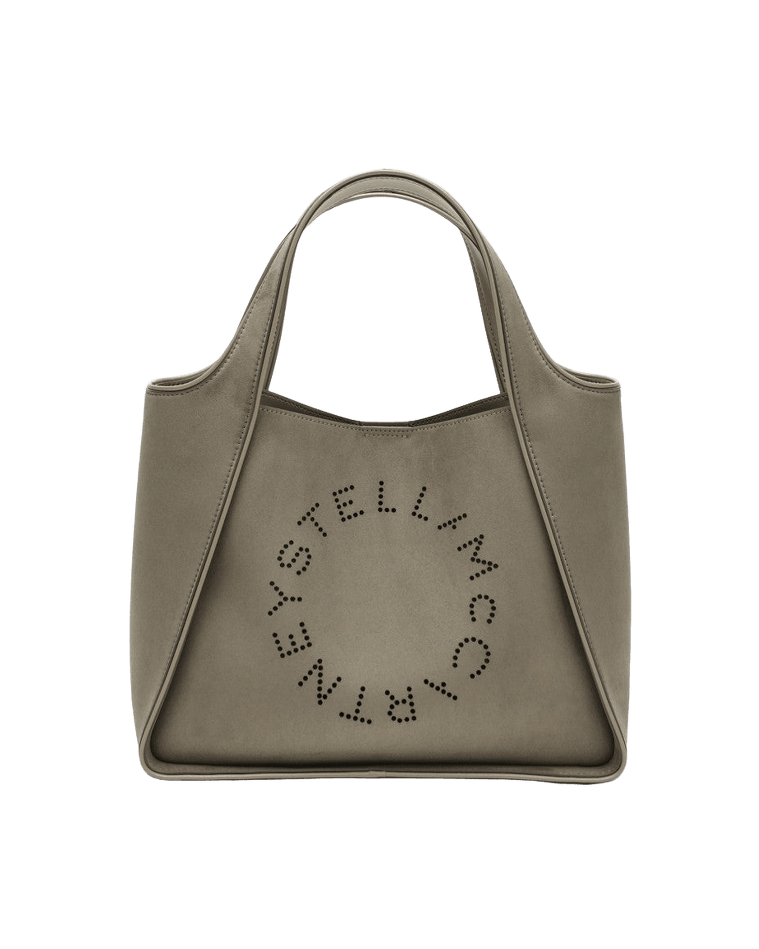 Stella Mccartney Khaki Coloured Medium Logo Bag Glam Steals
