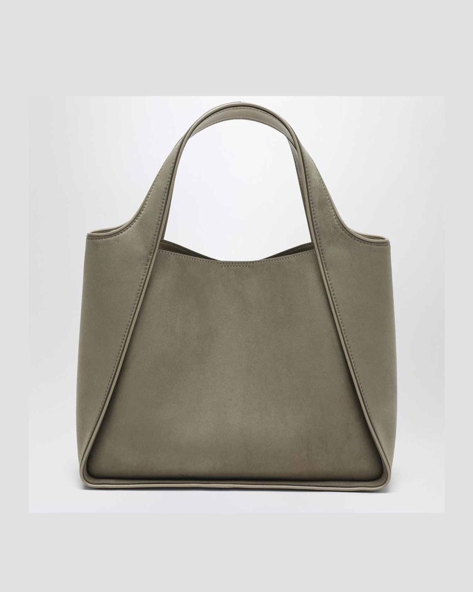 Stella Mccartney Khaki Coloured Medium Logo Bag Glam Steals