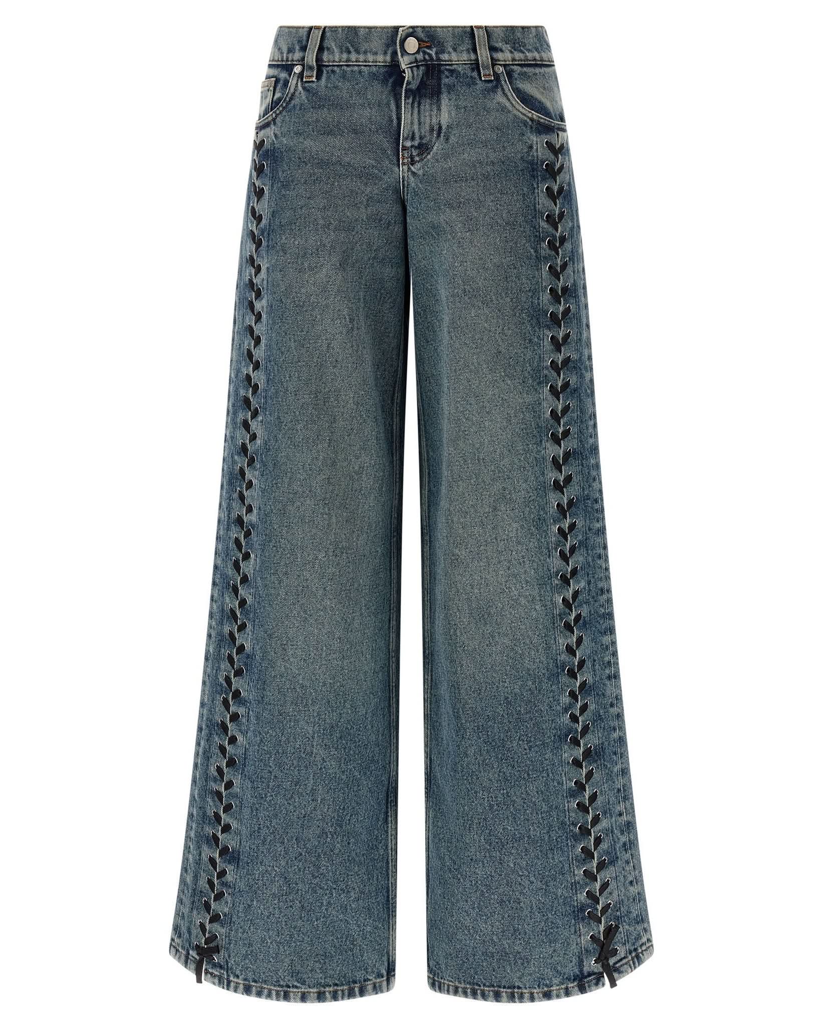Stella Mccartney Lace Up Jeans Glam Steals