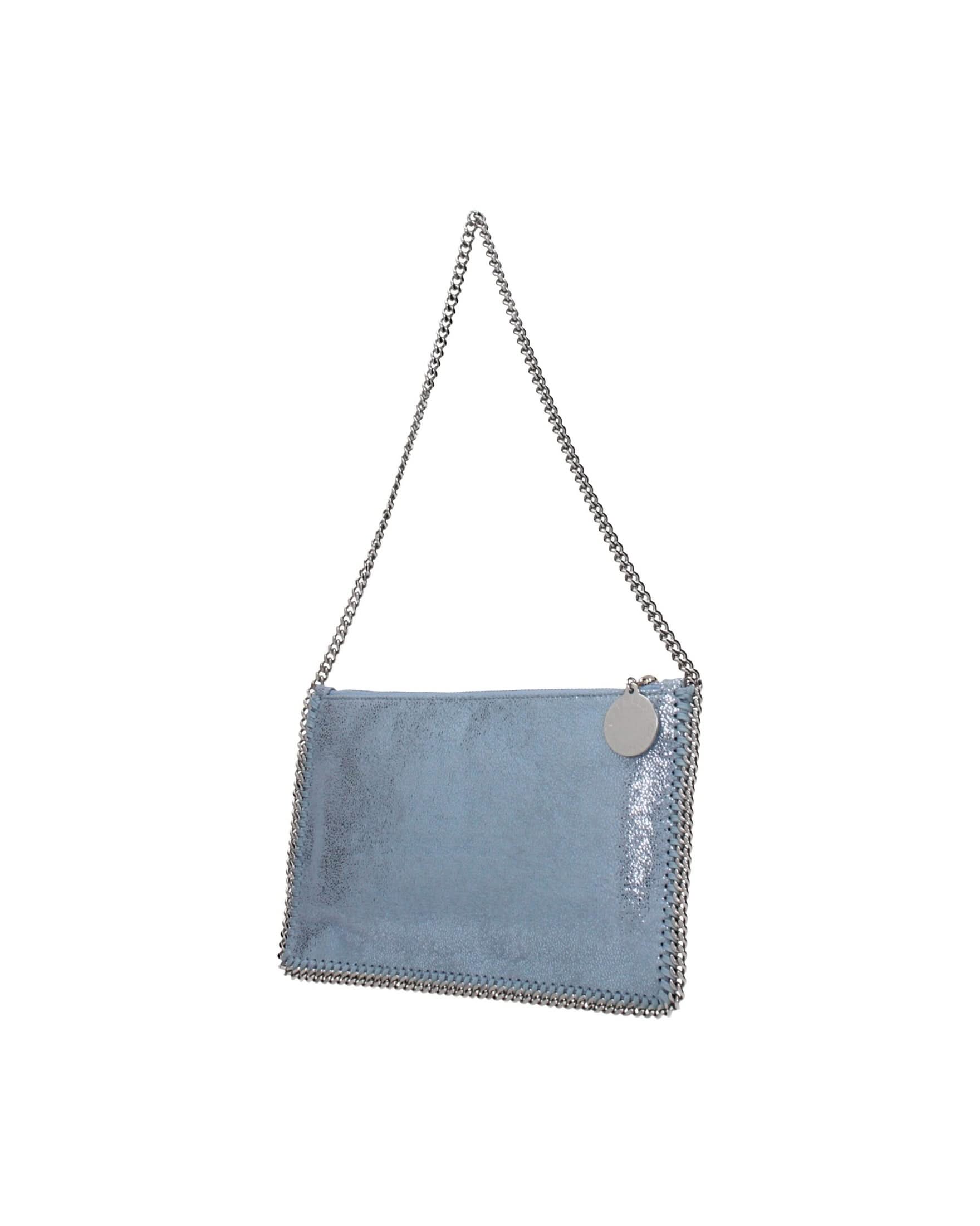 Stella Mccartney Light Blue Leather Shoulder Bag Glam Steals
