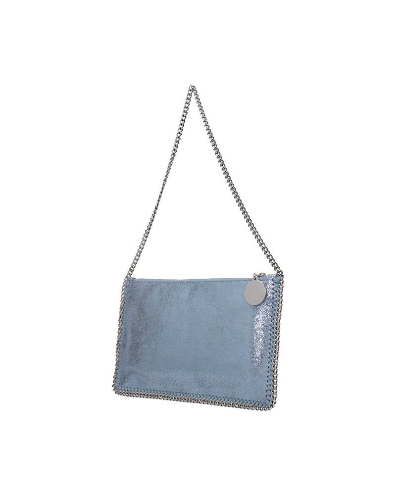 Stella Mccartney Light Blue Leather Shoulder Bag Glam Steals