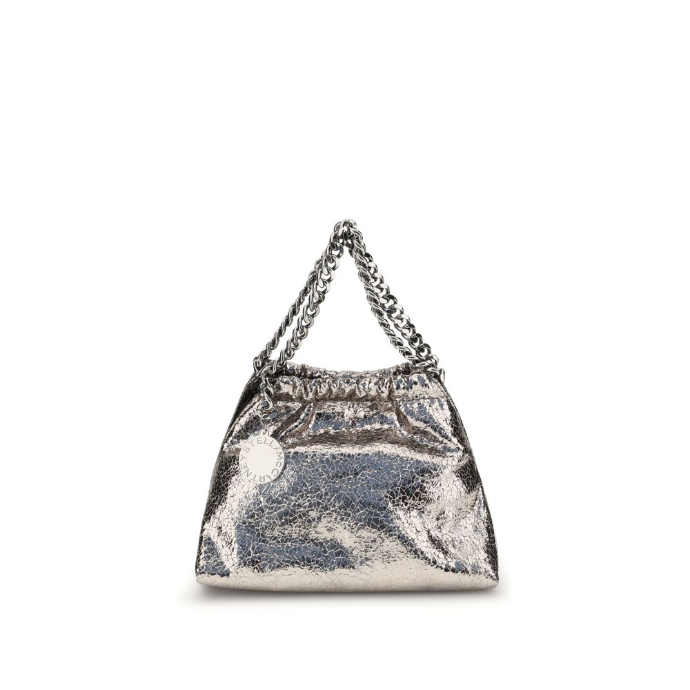 Stella Mccartney Metallic Crackle Effect Falabella Shoulder Bag Glam Steals