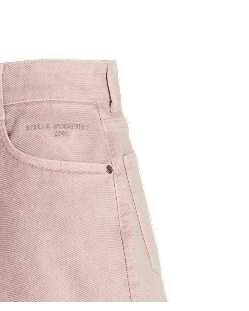 Stella Mccartney Multicolor Denim Shorts Glam Steals