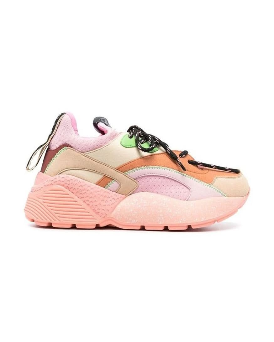 Stella Mccartney Orange Polyethylene Chunky Sneakers Sneakers