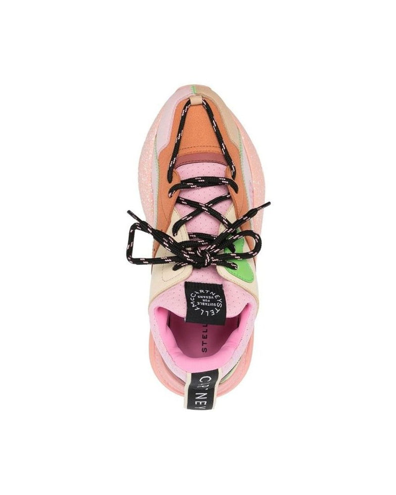 Stella Mccartney Orange Polyethylene Chunky Sneakers Glam Steals