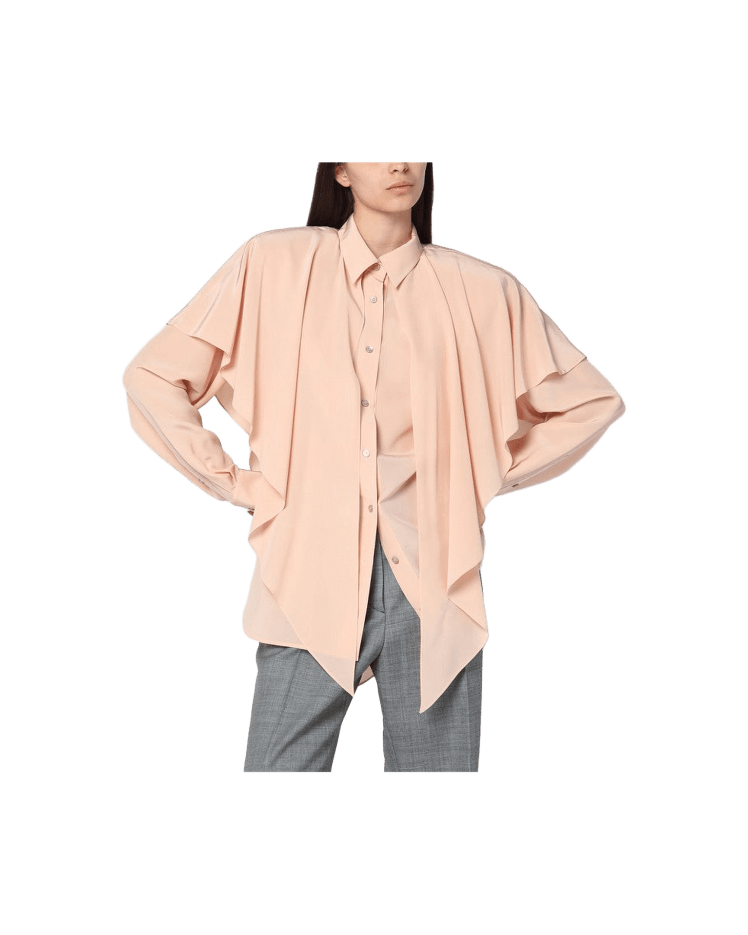 Stella Mccartney Pink Silk Shirt Glam Steals