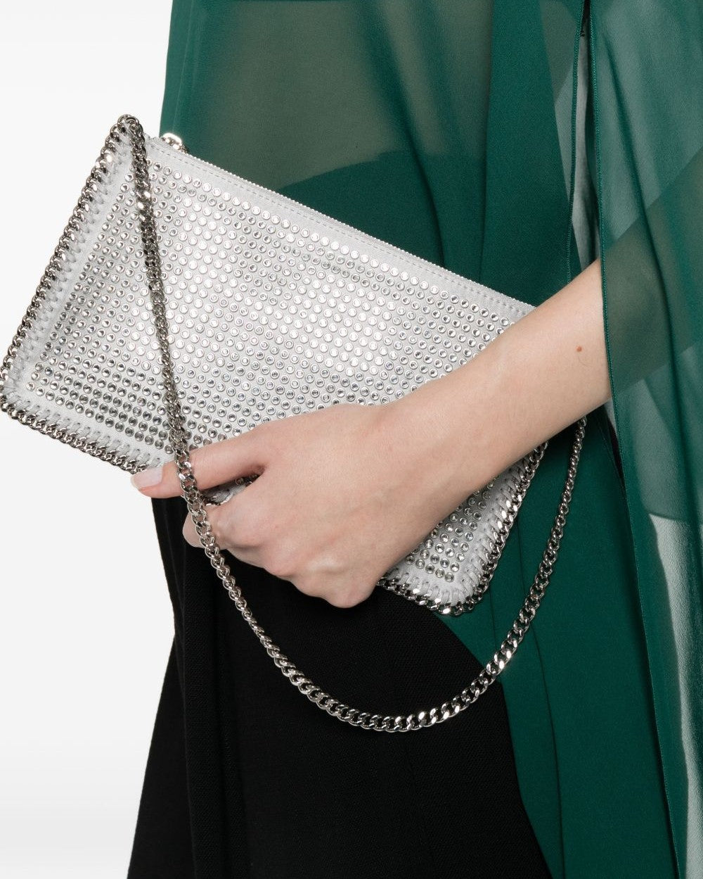 Stella McCartney Bags.. Silver Clutches