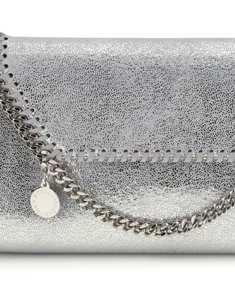 Stella Mccartney Silver Polyester Shoulder Bag Glam Steals