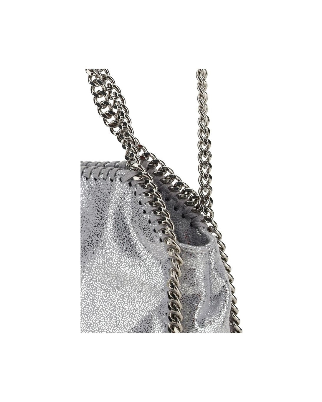 Stella Mccartney Silver Polyester Shoulder Bag Glam Steals
