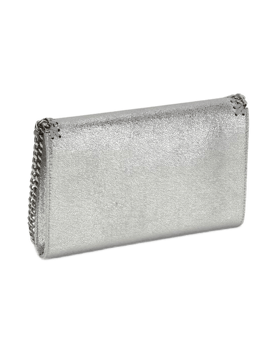 Stella Mccartney Silver Polyester Shoulder Bag Glam Steals
