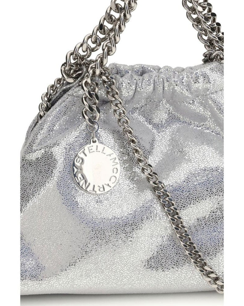 Stella Mccartney Silver Polyester Shoulder Bag Glam Steals