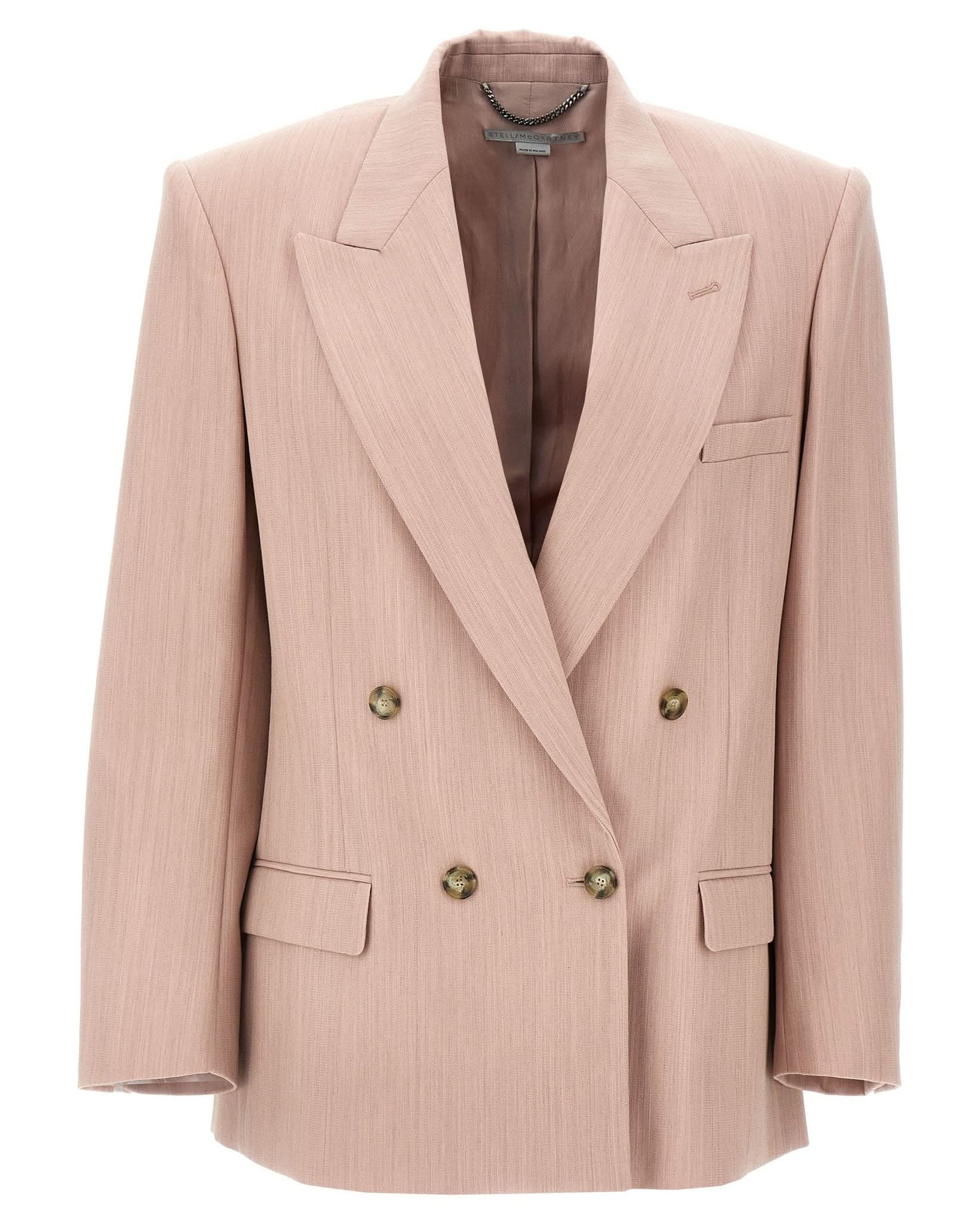 Stella Mccartney Wool Double Breasted Blazer Glam Steals