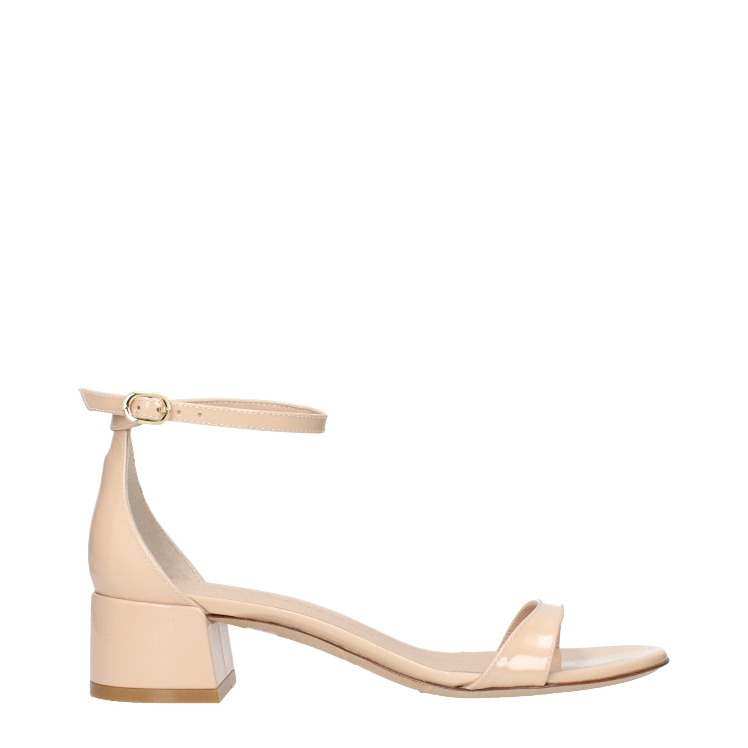 Stuart Weitzman Beige Leather Flat Sandals Glam Steals