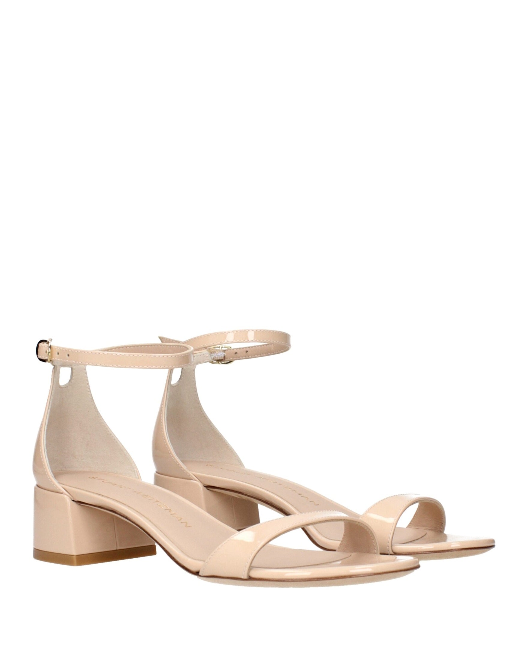 Stuart Weitzman Beige Leather Flat Sandals Glam Steals